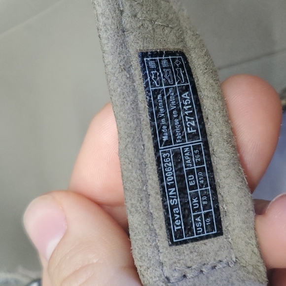 Teva Women Vera Water-ready  Outdoor Hiking Hook&loop Sandals shoes sz 10 - Picture 12 of 12